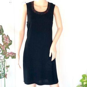 Vintage Joseph Ribkoff Black Knit Dress